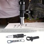 Adaptateur de riveteuse pour perceuse �lectrique sans fil - outil de rivetage �lectrique polyvalent - ...