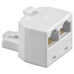 Adaptateur rj45 mle a 2 femelle 8p8c