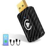 Adaptateur sans fil android auto & carplay, sans fil 2 en 1 convertit android auto / carplay filaire ...