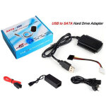 Adaptateur sata / ide sur usb 2. 0 prend en charge hd disk dsik 2. 5 3. 5 câble sata Adaptateur sata / ide sur usb 2. 0 prend en charge hd disk dsik 2. 5 3. 5 câble sata