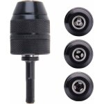 Adaptateur sds plus mandrin autoserrant � fermeture rapide 2 - 13 mm mandrin professionnel robuste 1 ...