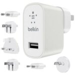 Adaptateur secteur - belkin - kit de voyage international - usb 4 broches - 12 w - universel