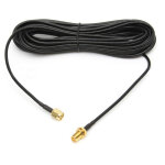 Adaptateur sma m�le - sma femelle, c�ble coaxial sma 9m, rallonge antenne wlan, c�ble d'extension pour ...
