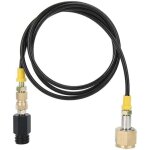 Adaptateur de sodastream recharge de 1, 5 m, kit de comptoir pour soda w21. 8 - 14 / din477, pour le ...