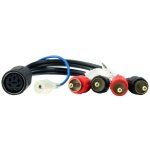 Adnauto - adaptateur systeme actif 6 broches 4xrca compatible avec volvo 90 - 08 voir liste