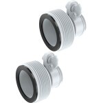 Adaptateur de tuyau de type b pour pompes, paquet de 2, adaptateur de tuyau de piscine pour raccords ...