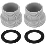 Adaptateur de tuyau de piscine universel en plastique avec joints de connexion pour pompe de filtration ...