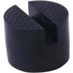 Adaptateur universel en caoutchouc pour cric de sol noir 5x5x3. 8cm