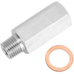Adaptateur universel de cylindre de moteur de voiture 1 / 4npt 1 / 8 t304 jauge de pression d'huile en ...