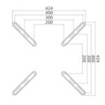 Adaptateur vesa logilink bp0029 pour �cran 400 x 400 logilink support mural 32 - 55 pouces charge maximale ...
