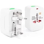 Adaptateur voyage universel, adaptateur prise universelle multi - fonction, internationale 200 pays (france, ...