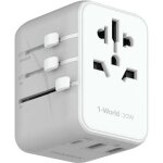 Adaptateur de voyage universel adaptateur prise universelle pd 20w avec adaptateur universel france vers ...