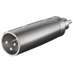 Adaptateur xlr, rca fiche vers xlr fiche, connecteur xlr (3 broches) connecteur cinch.