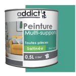Peinture acrylique multi supports, bleu lagon satin, 0, 5 litre