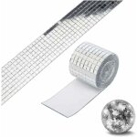 Adhsif carreaux mosaque carr miroir, diy argent, miroirs carreaux de mosaque autocollant, pour l'artisanat ...