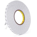 Adhesif double face, transparent 3m 9080 ruban adhsif double face puissant longueur 50 m, largeur 10 ...