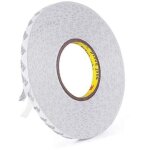 Adhesif double face, transparent 3m 9080 ruban adh�sif double face puissant longueur 50 m, largeur 10 ...