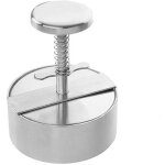 Adjustable stainless steel hamburger maker, non - stick burger molds suitable for beef, vegetables, burgers ...