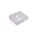 Adler - couverture lectrique ad 7426 chauffe - lit lectrique 60 w gris polaire, polyester