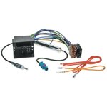 Adnauto - faisceau iso autoradio compatible avec audi seat skoda vw alimentation fantome