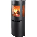 Po�le � bois haut 120 cm avec foyer sur�lev� ? r�serve � b�ches ferm�e ? puissance 8 kw ? syst�me aduro ...