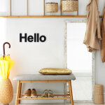 Lettre d�corative plexiglass noir. - z - 10 cm