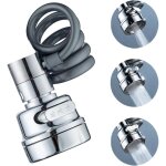 Arateur de robinet, 360 pivotant embout robinet cuisine avec 3 modes douchette mousseur robinet economie ...