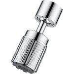 A�rateur de robinet de cuisine chrom� � 360�, robinet �conome en eau, 3 modes de jet, 6 adaptateurs