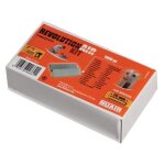 Nuair agrafes 25 mm - 1000 pcs - robustes et fiables pour agrafeuses pneumatiques