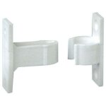 Afbat ? arr�t � pince composite plastifi� pour volets battants ? dimensions h. 50 x l. 50 x p. 20 mm ...
