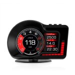 Affichage tte haute (hud) pour voiture, compteur de vitesse gps numrique, double affichage avec vitesse ...