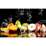 Affiche moderne cuisine salade de fruits, 60x40cm - made in france