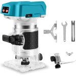 Affleureuse d�fonceuse sans fil, 6 vitesses variables, 600w 18000rpm, d�fonceuse affleureuse �lectrique ...