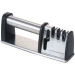 Affteur de couteaux et ciseaux 4 - en - 1 en acier au tungstne / meri / cramique, 4 tages (grossier, ...