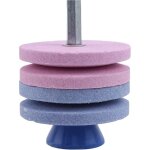 Affteur de lame de tondeuse  gazon 4 couches, affteur de foret de meule universel, 1 pice