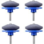 Aff�teuse de tondeuse � gazon, 4 pcs universel tondeuse � gazon aff�teuse de lame rotative meuleuse de ...