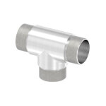 Raccord en t inox pour tube de 42. 4x2mm ext�rieure, garde corps et balustrade