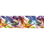 Frise auto - collante color smoke volutes de fumée colorés - 1 rouleau Frise auto - collante color smoke volutes de fumée colorés - 1 rouleau