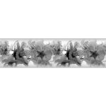 Ag design - frise auto - collante orchidées noir et blanc - 1 rouleau de 14 cm x 500 cm Ag design - frise auto - collante orchidées noir et blanc - 1 rouleau de 14 cm x 500 cm