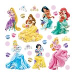 Minis stickers princesses disney - 30 cm x 30 cm
