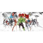 Ag art - poster gant - intiss disney marvel avengers ? prt  combattre 202 cm x 90 cm