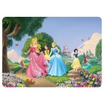 Set de table - disney princesses - raiponce, cendrillon, belle, blanche neige, ariel - 42x30 cm