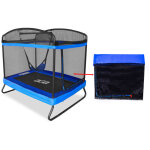 Aga filet de protection pour trampoline rectangulaire 122x183 cm bleu