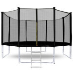 Aga sport pro trampoline 366 cm noir + filet de protection + �chelle