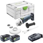 Festool agc 18 - 125 eb - basic meuleuse d'angle sans fil 18 v 125 mm brushless + 2x batterie 5, 0 ah ... Festool agc 18 - 125 eb - basic meuleuse d'angle sans fil 18 v 125 mm brushless + 2x batterie 5, 0 ah ...