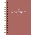 Agenda journalier non dat� a5, carnet de t�ches avec couverture rigide, planning horaire et poche int�rieure ...