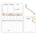 Agenda xxl tableau magntique effaable  sec pour le rfrigrateur + marqueur calendrier