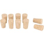 Ahlsen - 100pcs bouchons en lige naturel conique en bois bouchons de bouteuille de vin / bouchons de ...