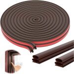 Ahlsen - 10mm x 12mm1m joint fenetre de porte en caoutchouc adhesif, anticollision joint kit isolation ...