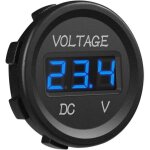 Ahlsen 12 - 24v dc voltmètre affichage numérique à led imperméable pour bateau moto camion marine(bleu) ... Ahlsen 12 - 24v dc voltmètre affichage numérique à led imperméable pour bateau moto camion marine(bleu) ...